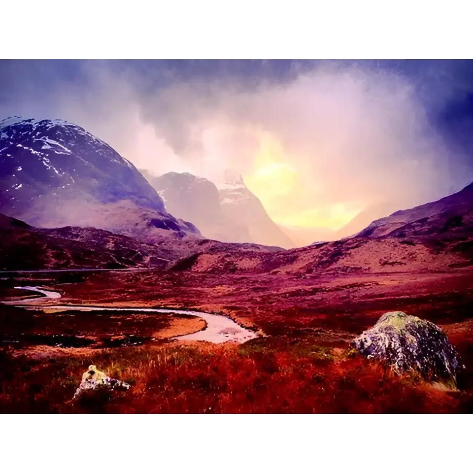 A Brooding Glencoe - Scottish Art Prints - Gallery Scotland