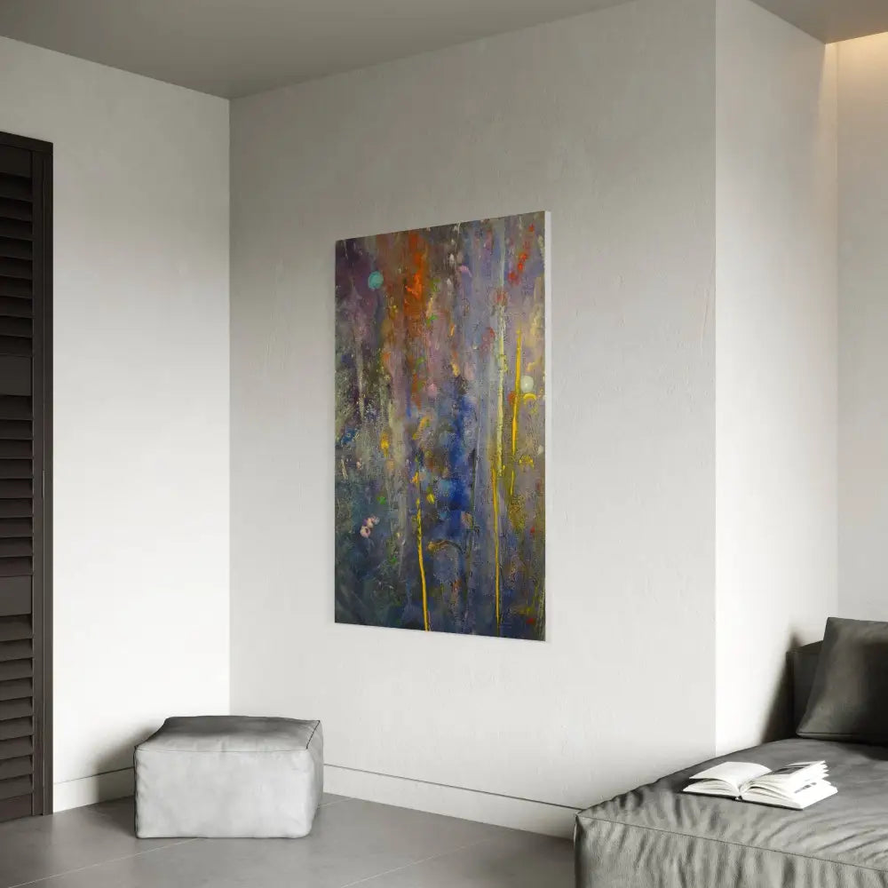 Cairngorms Waterfall Abstract Statement Interior Canvas