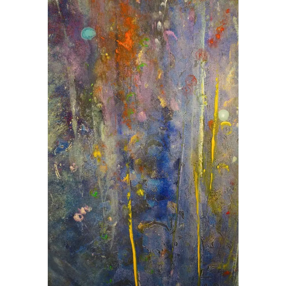Cairngorms Waterfall Abstract Statement Interior Canvas