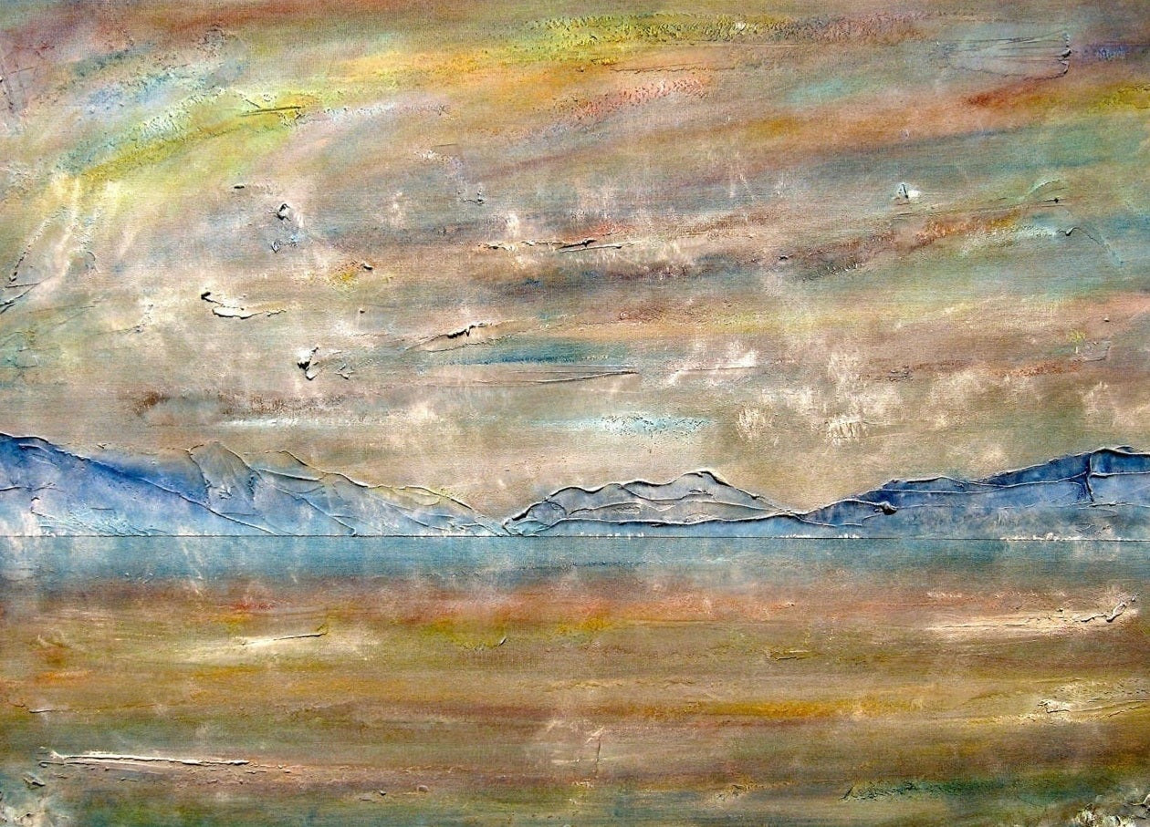 Clyde Morning Mist Scottish Landscape Painting