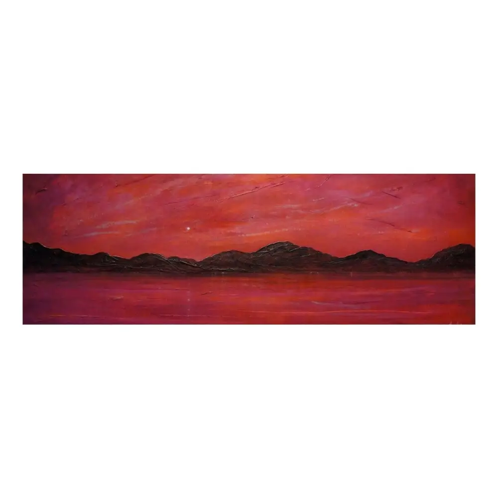 Clyde Silver Moonlight - Scottish Panoramic Art - River Gallery Scotland