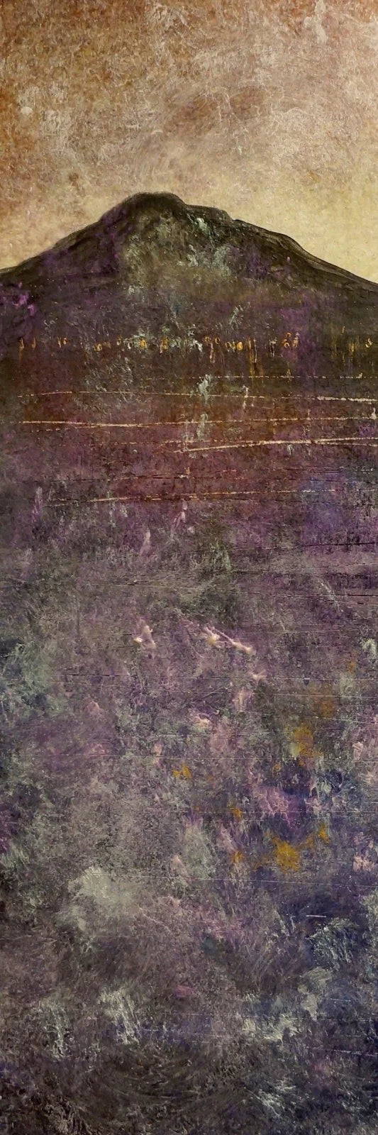 Clyde Winter Triptych | Statement Interior Wall Art from Scotland - River Gallery Worldwide Shipping Textured Painting Dark Scottish Artist