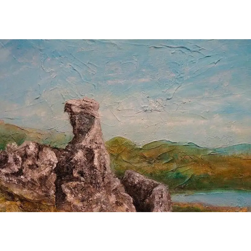 Textured rock formation from The Cobbler II art prints, a regular-sized print from Scotland