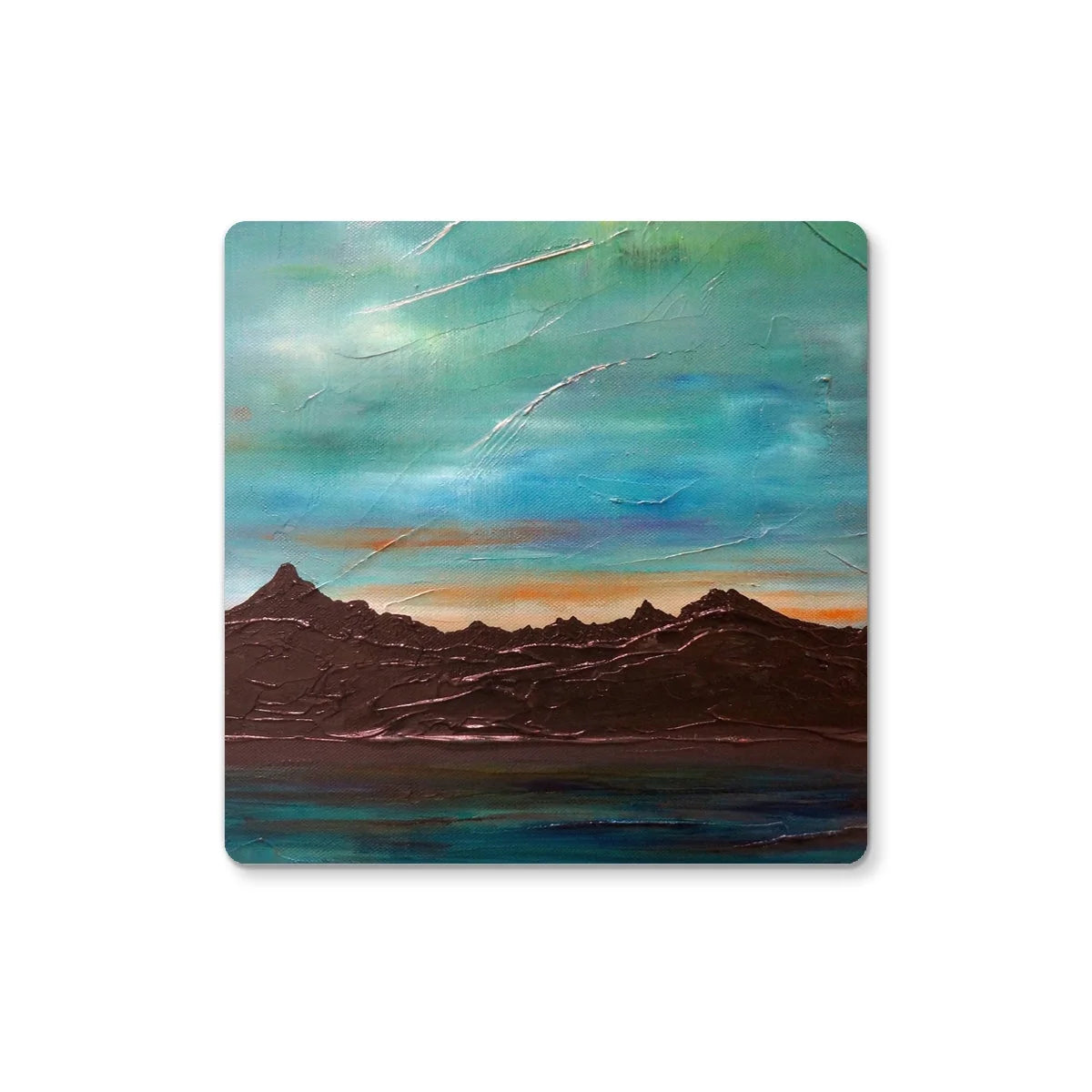 The Cuillin from Elgol Coaster - Skye Art Gallery Scotland Worldwide Shipping Paintings | Prints | Gifts