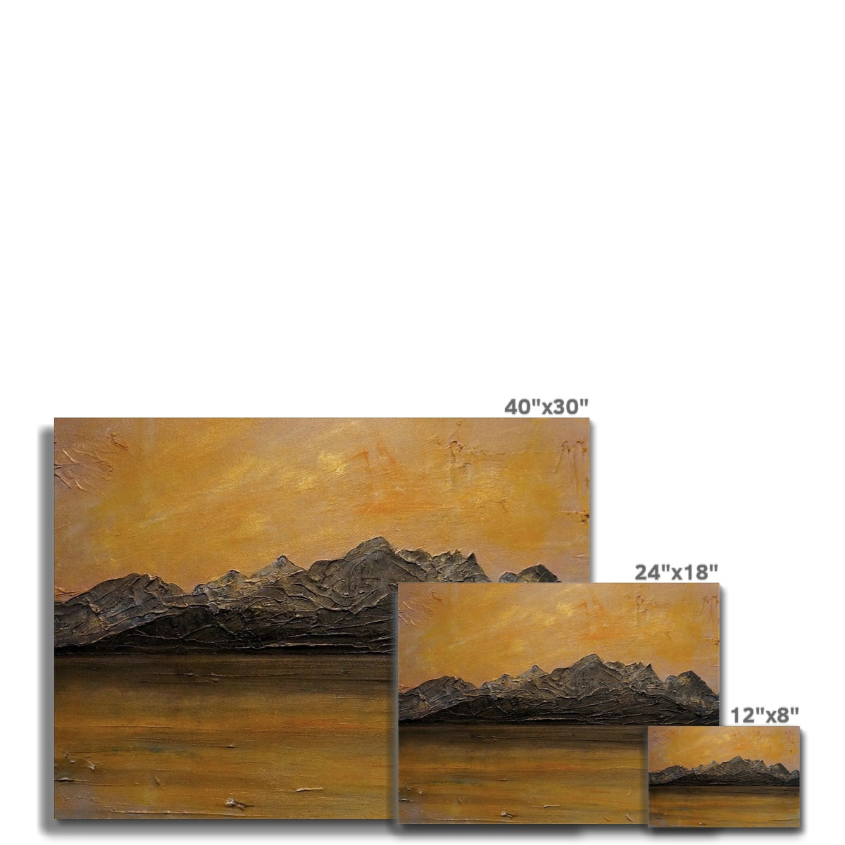 Cuillin Sunset Canvas