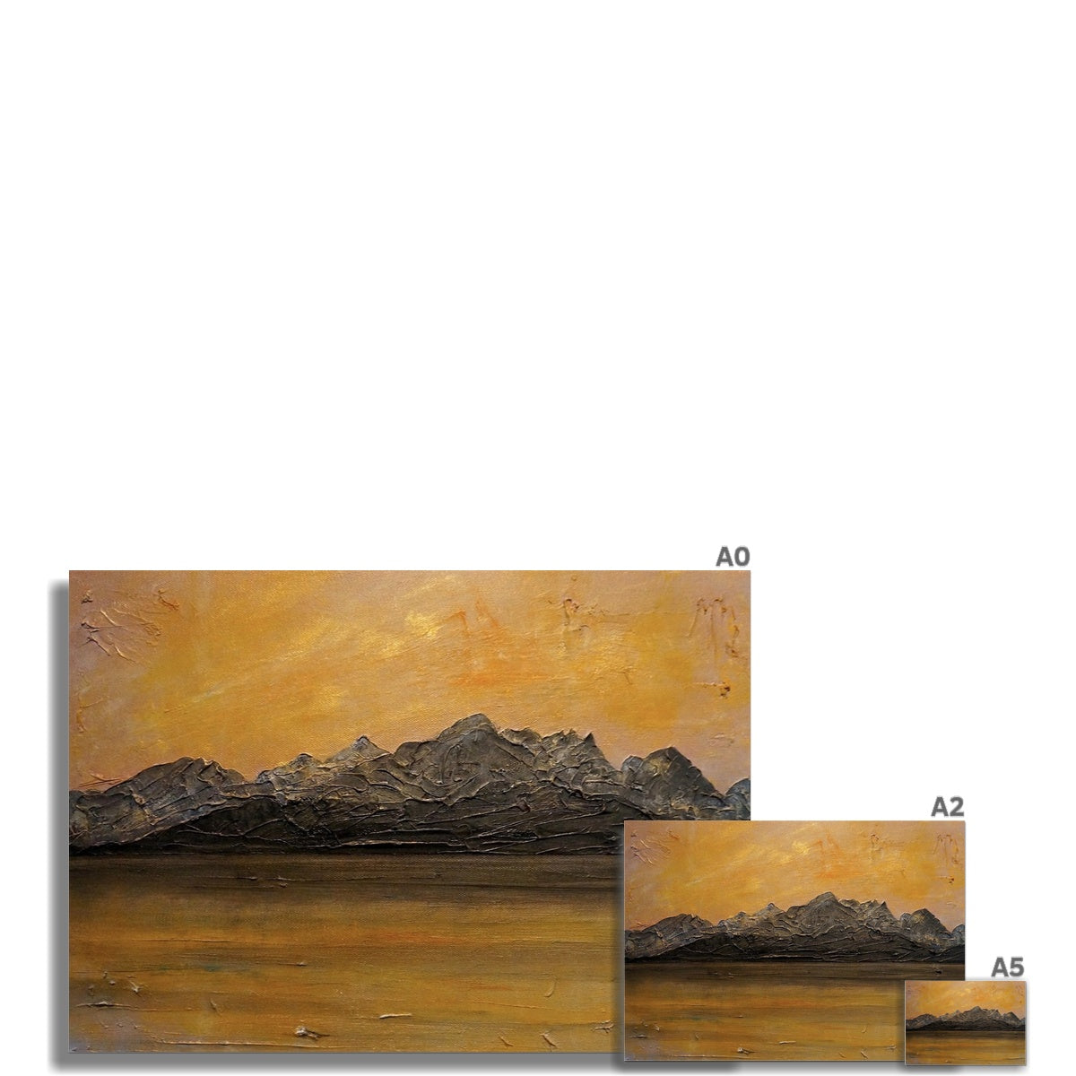 Cuillin Sunset Fine Art Print