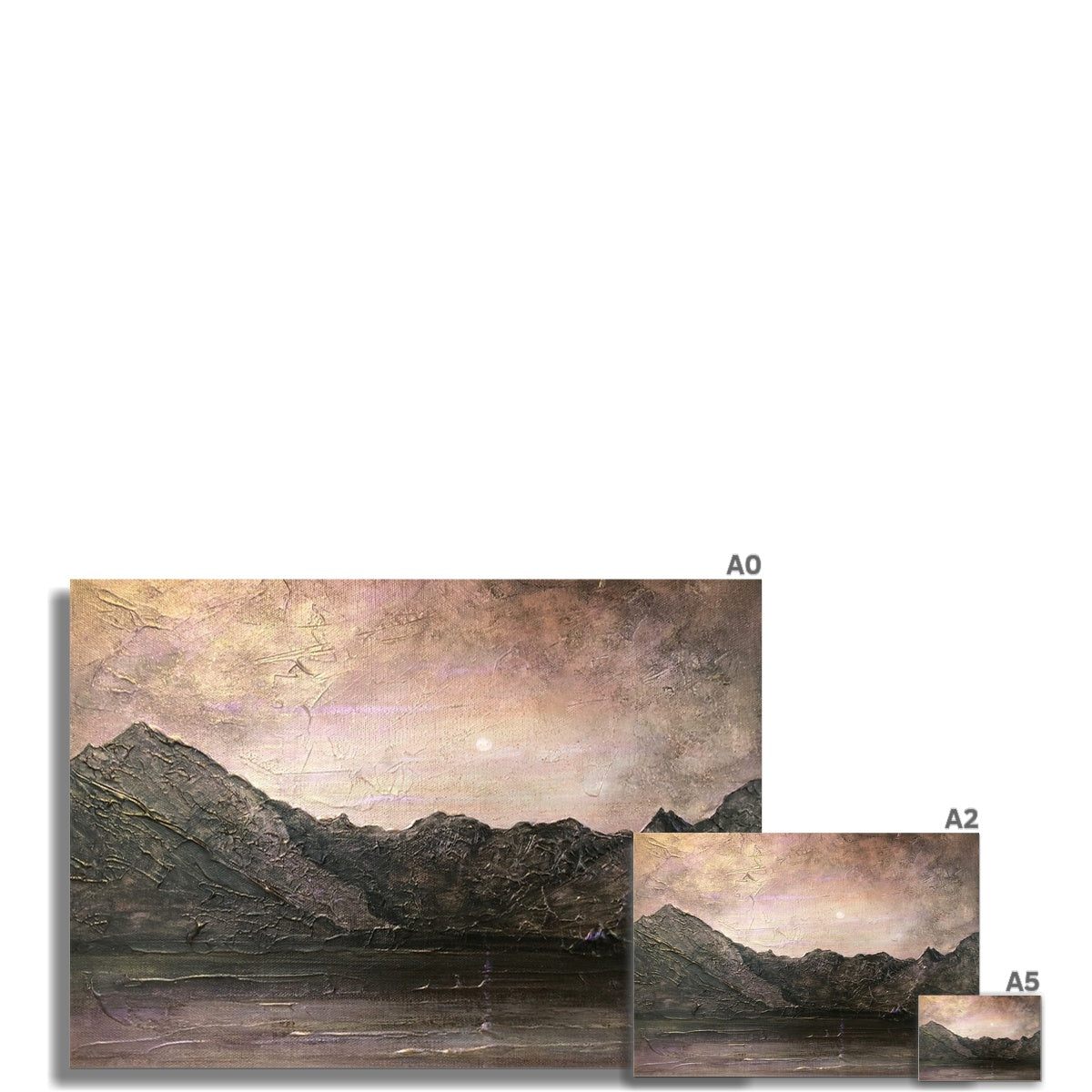 Dubh Ridge Moonlight Fine Art Print