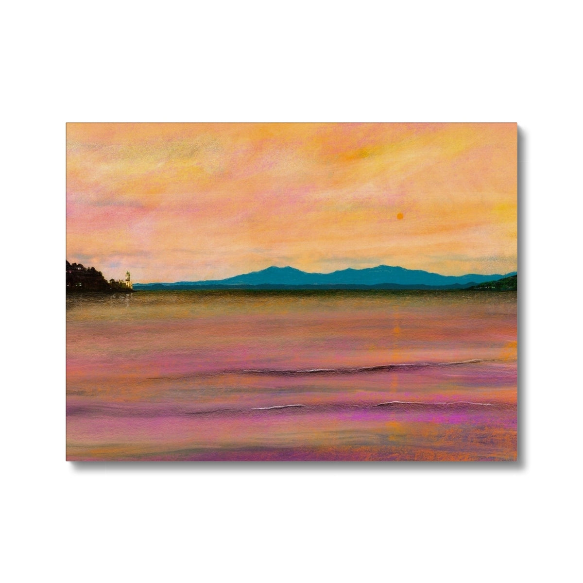 Dusk Over Arran & The Cloch Canvas