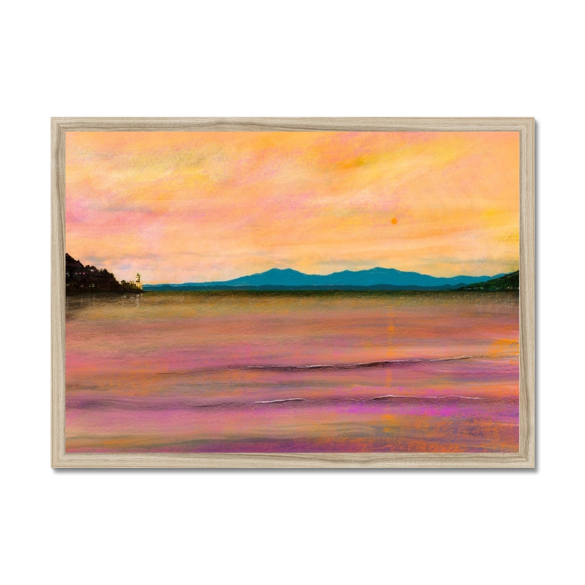 Dusk Over Arran & The Cloch Framed Print