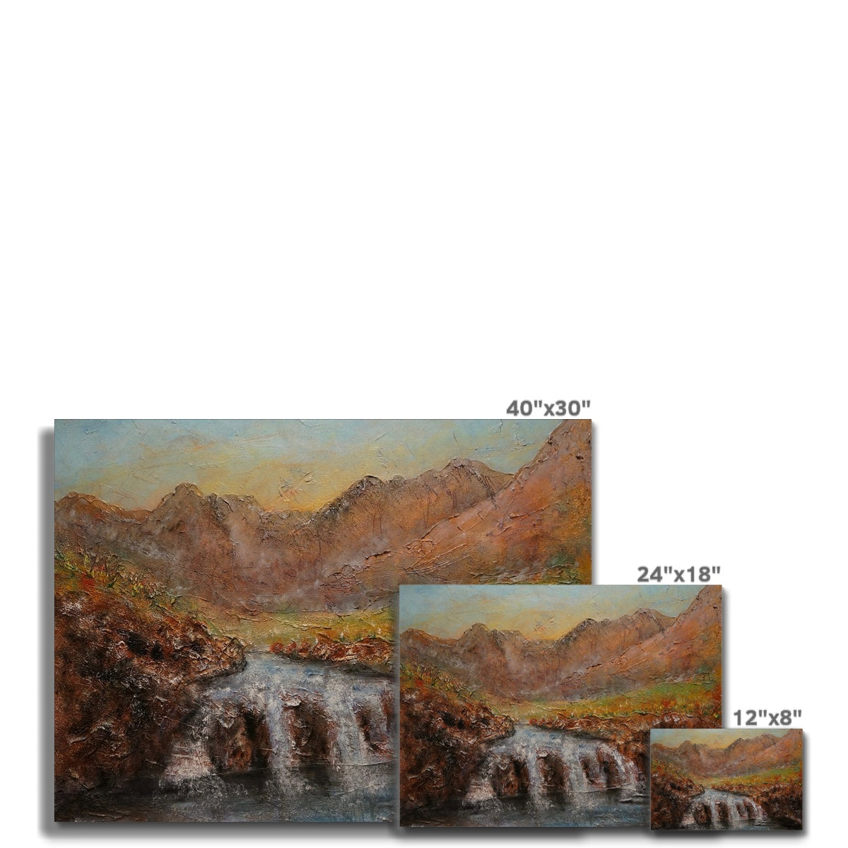 Fairy Pools Dawn Canvas