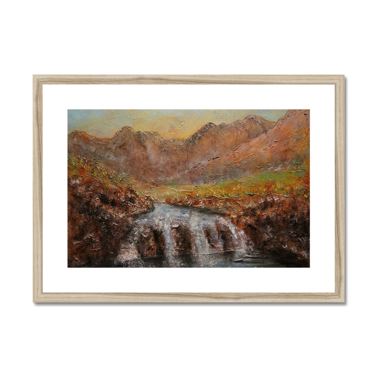 Fairy Pools Dawn Framed & Mounted Print