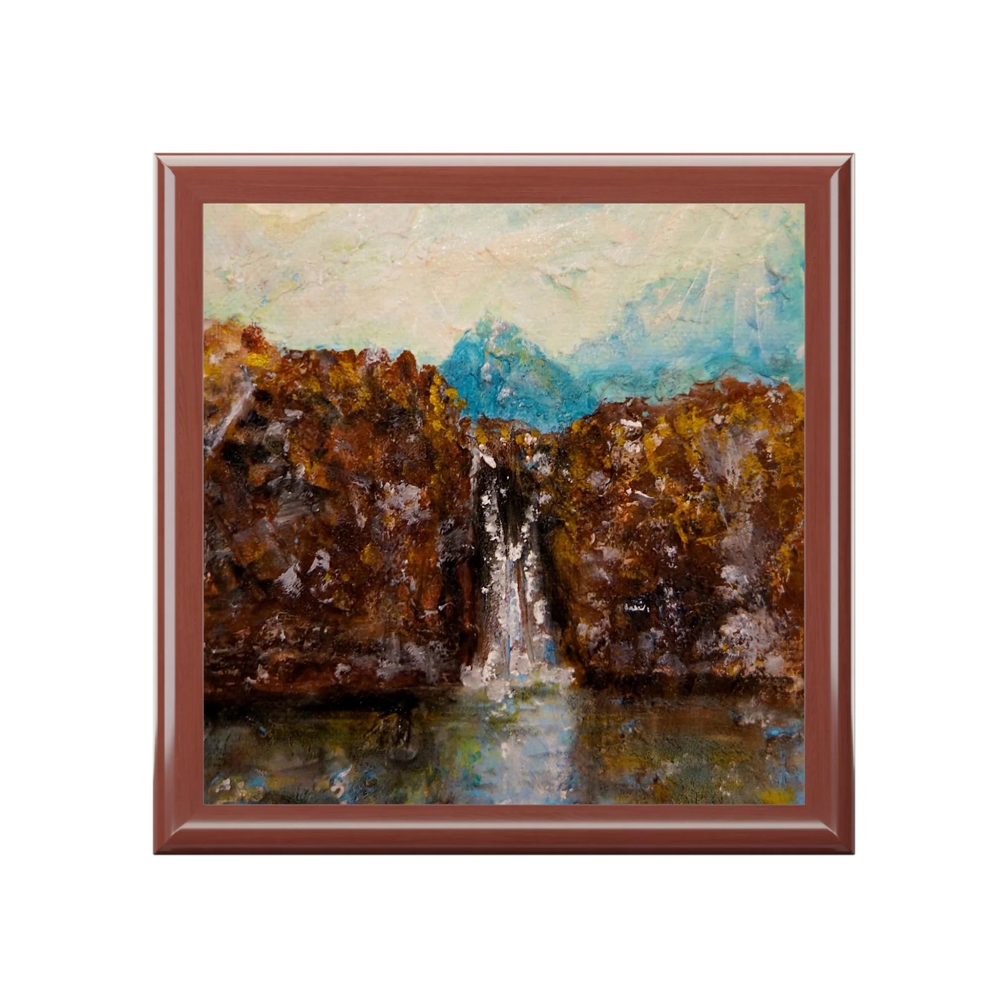 The Fairy Pools Skye | Jewellery Box | Scotland - Art Gallery Worldwide Shipping Framed Textured Oil Paintings | Prints | Gifts