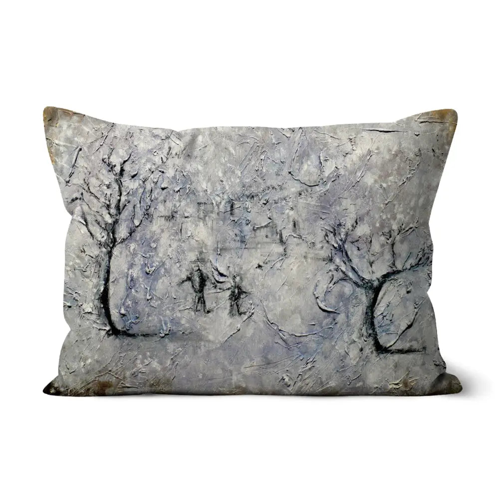 Hunter Scottish Artist Snow Cushion