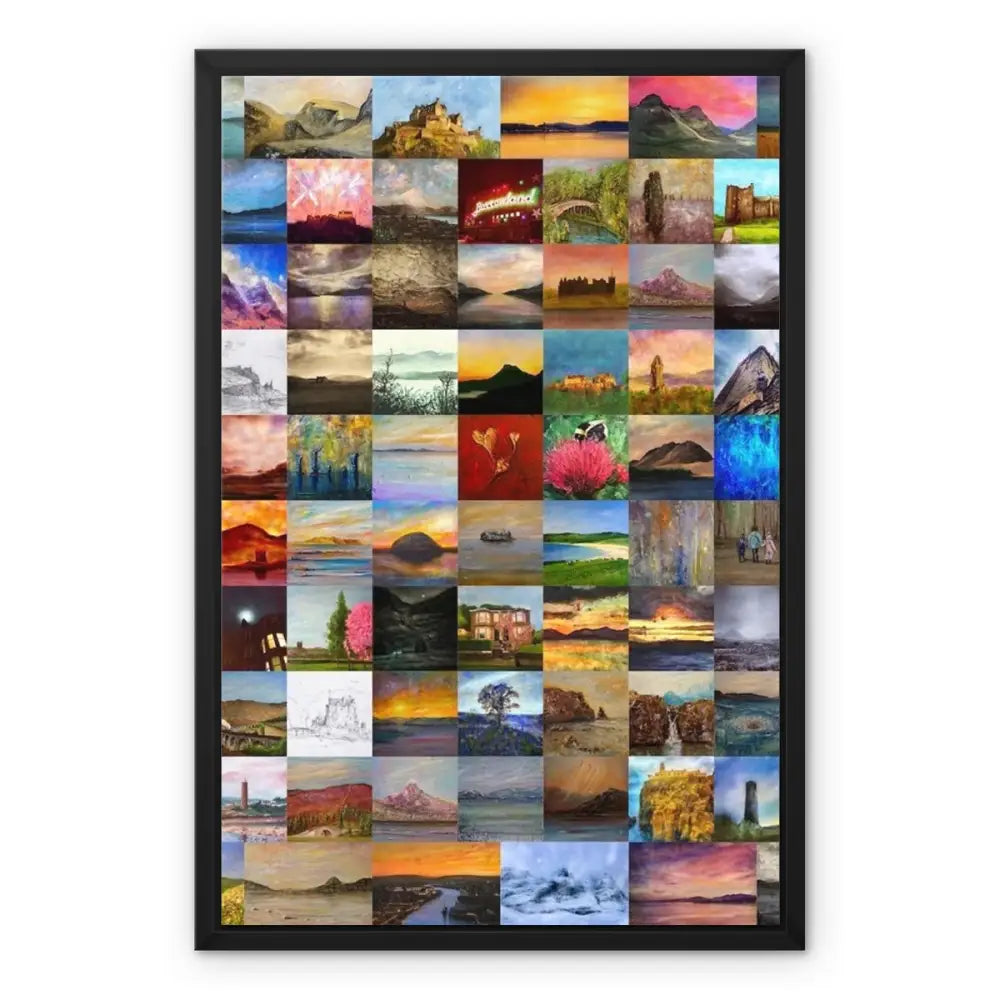 Framed Canvas Prints with Picture Frame