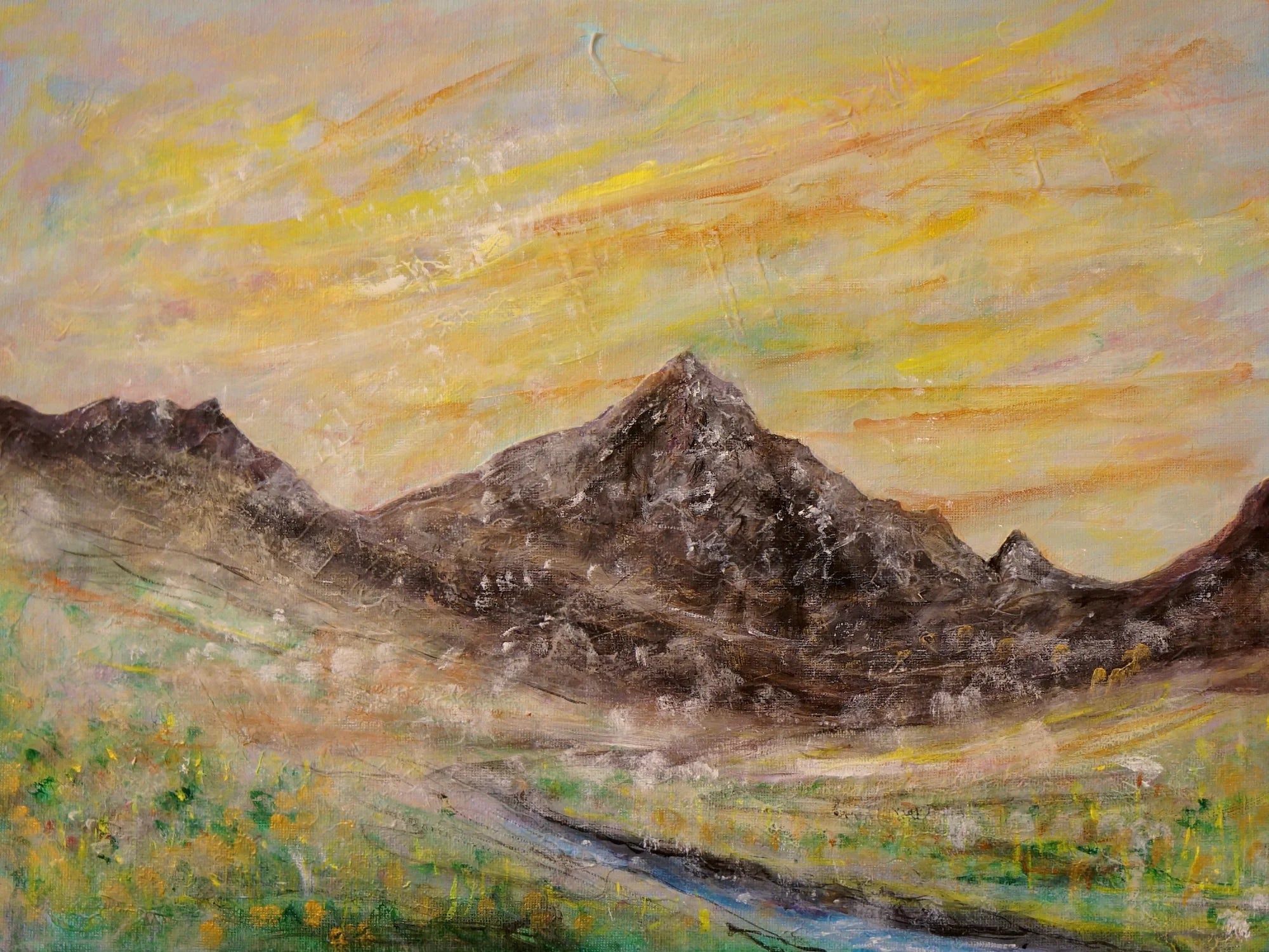 Glen Rosa Arran Original Painting - Scottish Artist Art Gallery Scotland