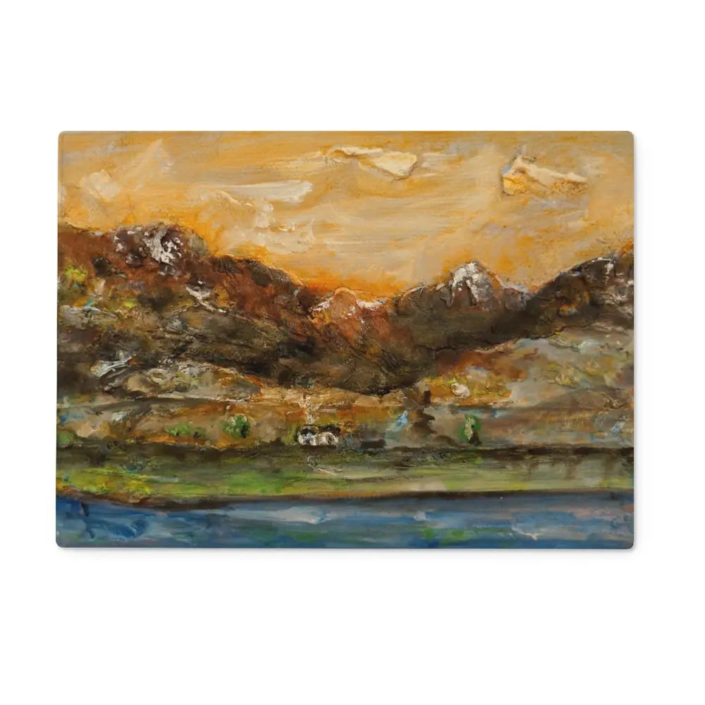 A Glencoe Cottage Glass Chopping Board