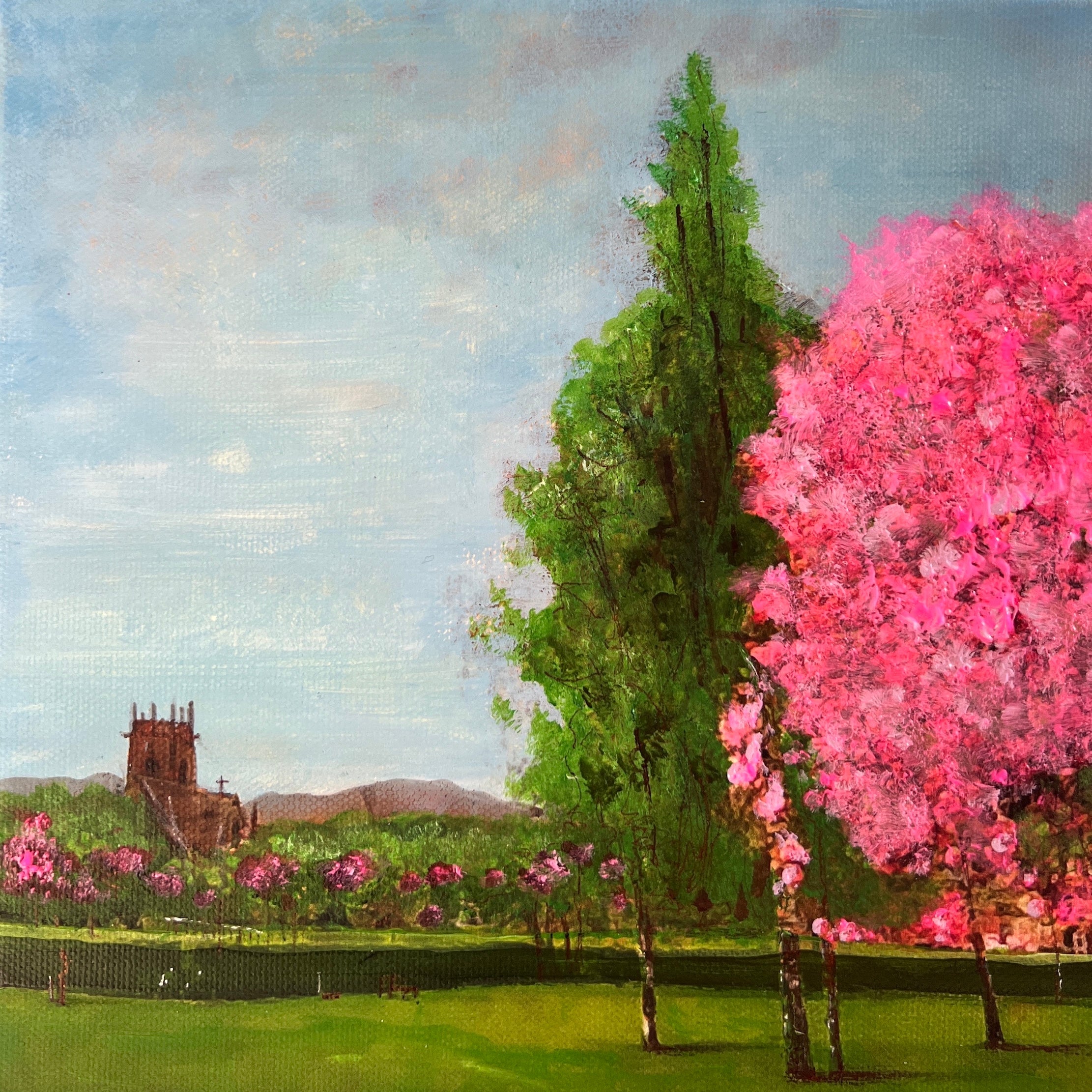 Harrison Park Edinburgh Scottish Landscape Painting
