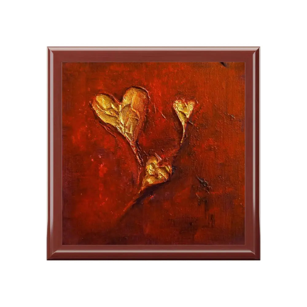 Moonlit Highland Wood Art Jewellery Box Kevin Scottish Artist