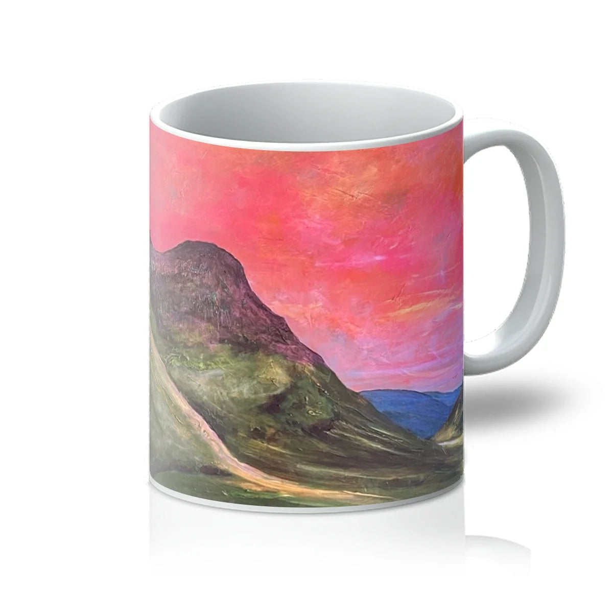 Into the Glencoe Dusk Mug - Art Gallery Scotland Worldwide Shipping Paintings | Prints | Gifts