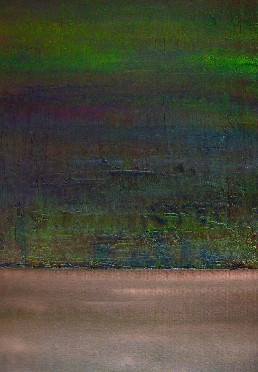 Islay Northern Lights Original Painting - Scottish Artist Abstract & Impressionistic Art Gallery Scotland