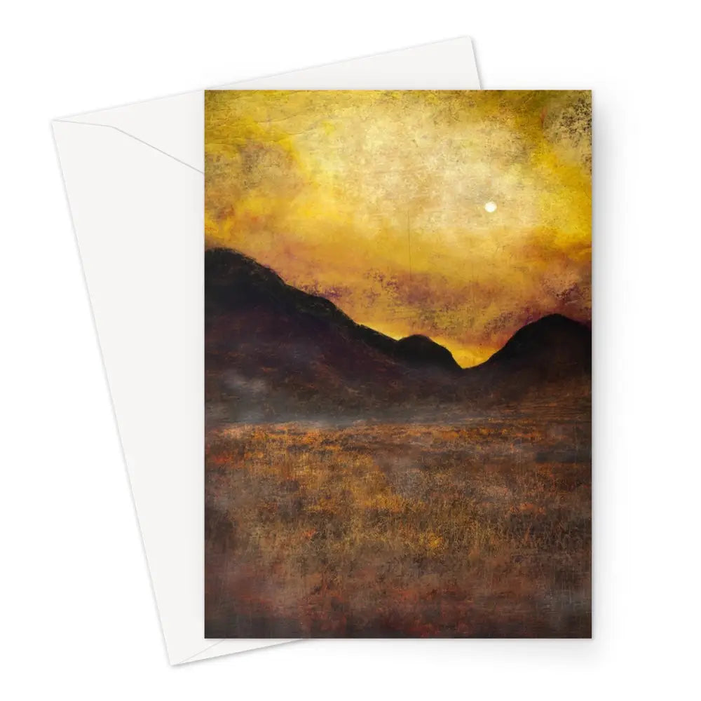 Kevin Hunter Glencoe Moonlight Greetings Cards