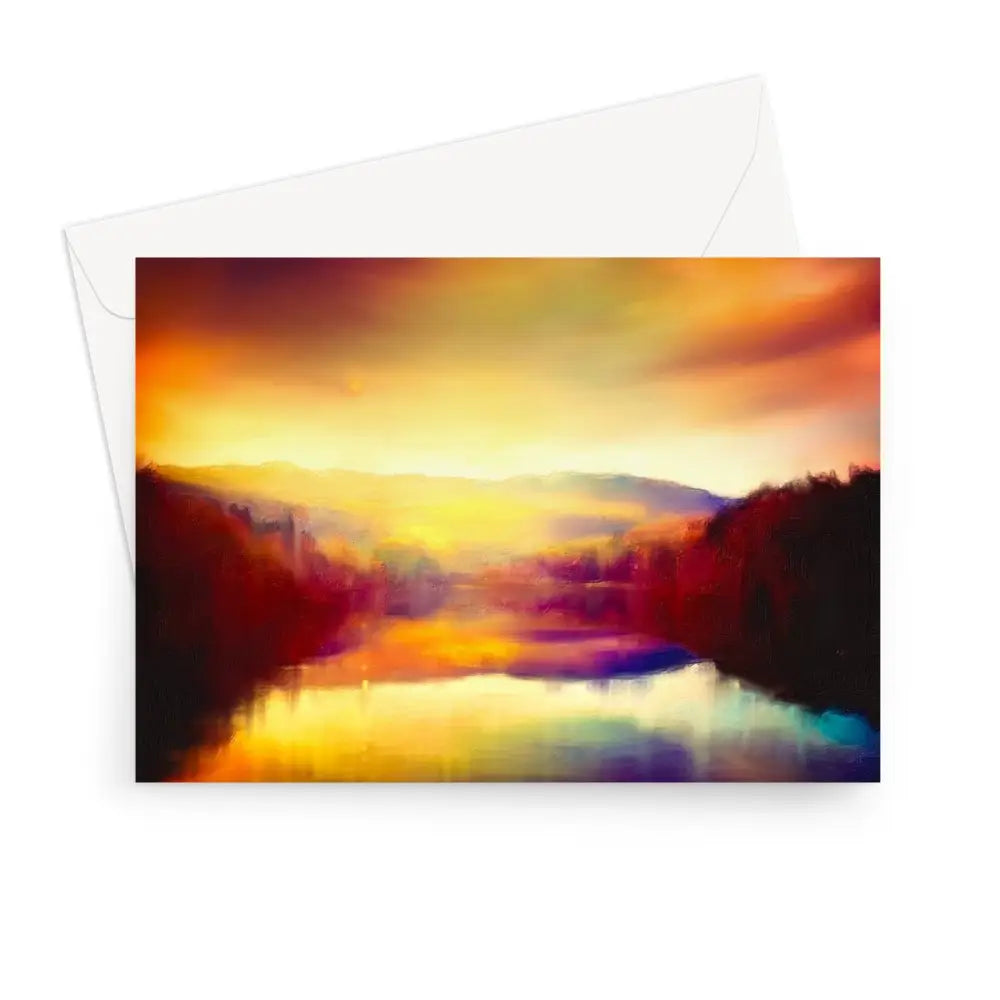 Kevin Hunter Loch Faskally Dusk Greetings Cards