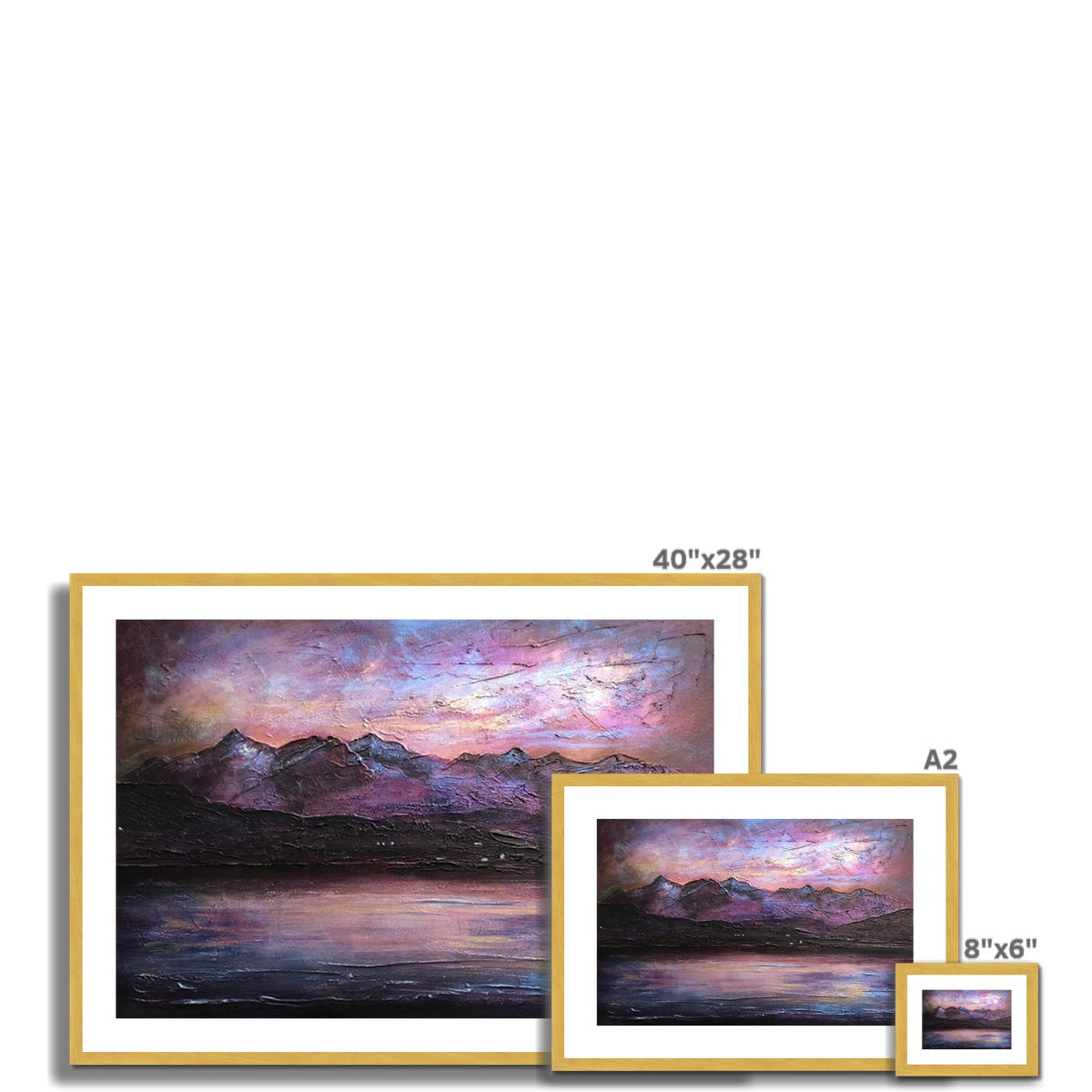 Last Skye Light Antique Framed & Mounted Print