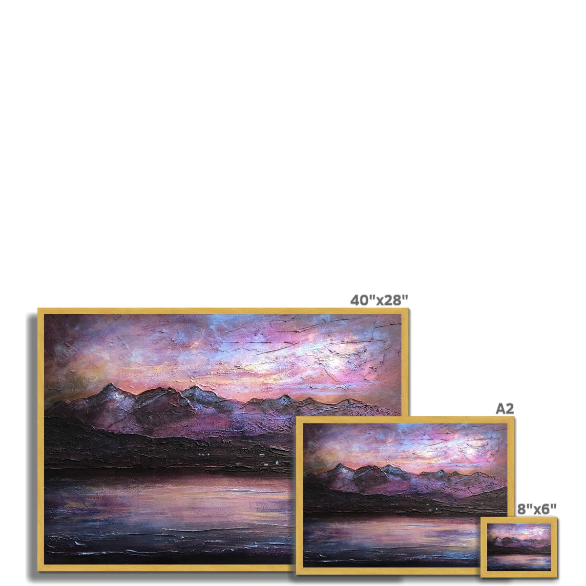 Last Skye Light Antique Framed Print