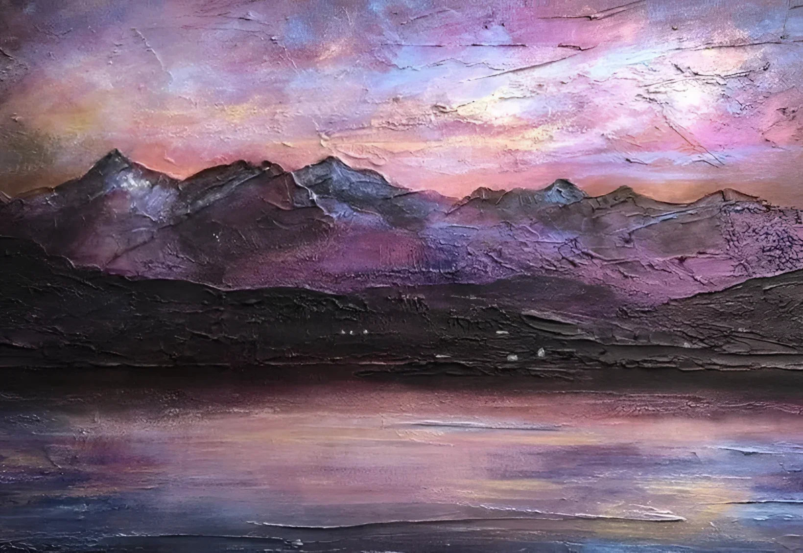 Last Skye Light Original Painting - Scottish Artist Art Gallery Scotland