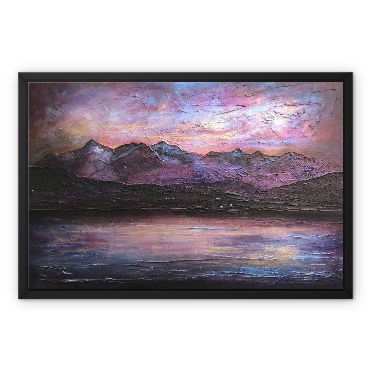 Last Skye Light Framed Canvas