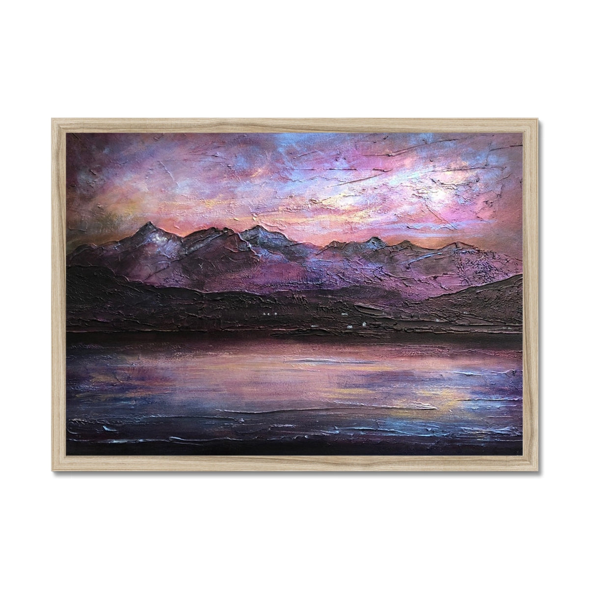 Last Skye Light Framed Print