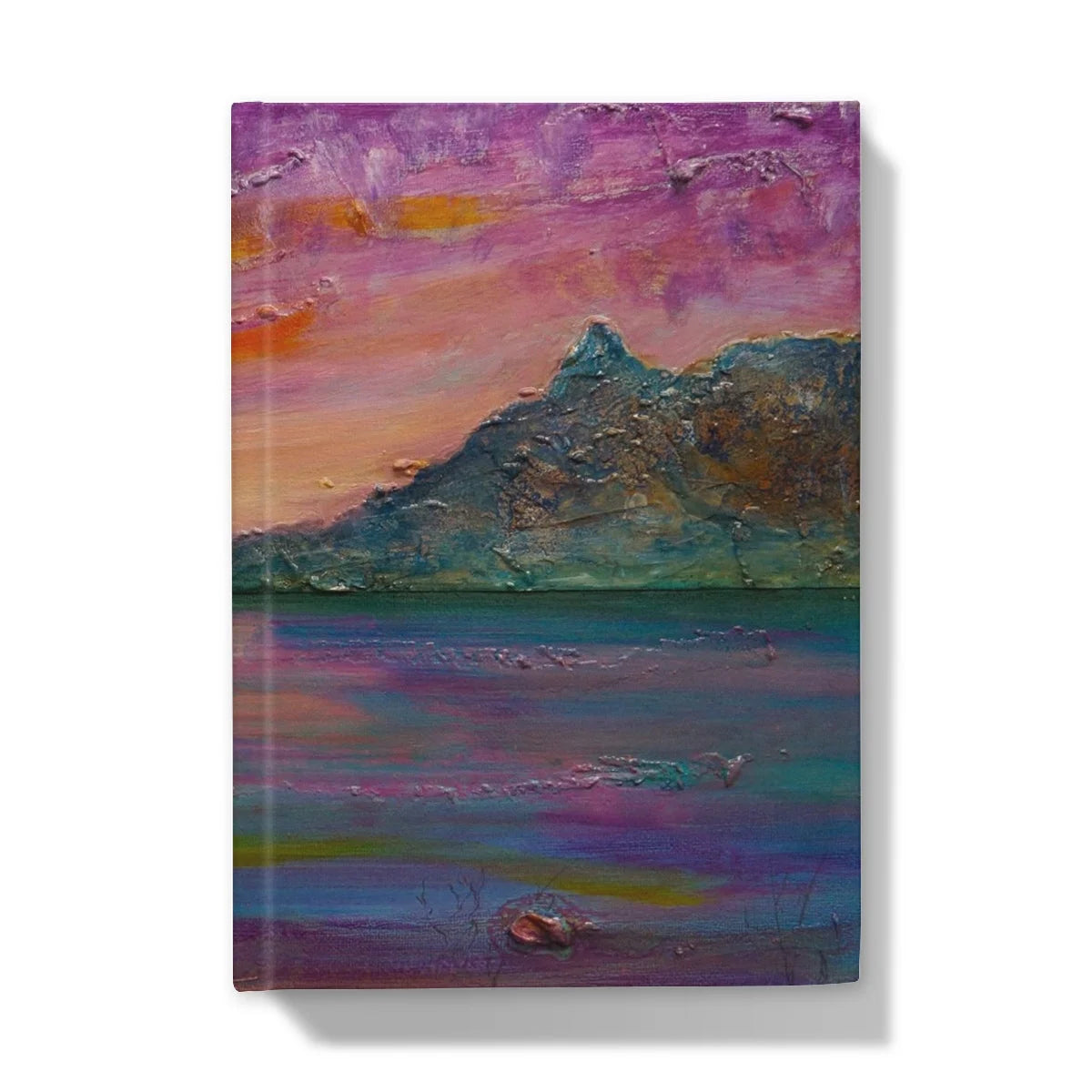 Loch Leven Sunset Hardback Journal - Glencoe Art Gallery Scotland Worldwide Shipping Paintings | Prints | Gifts