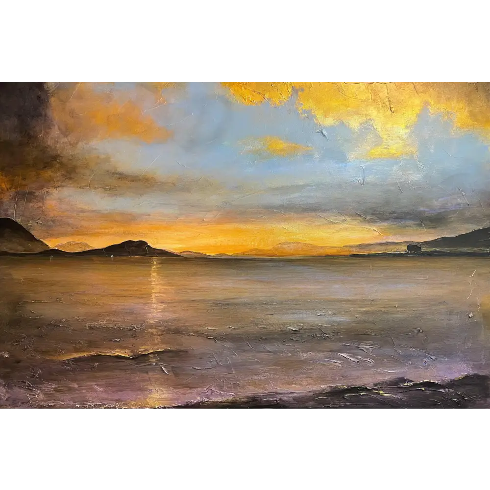 Loch Linnhe Sunset - Scottish Statement Interior Wall Art - Lochs & Mountains Gallery Scotland