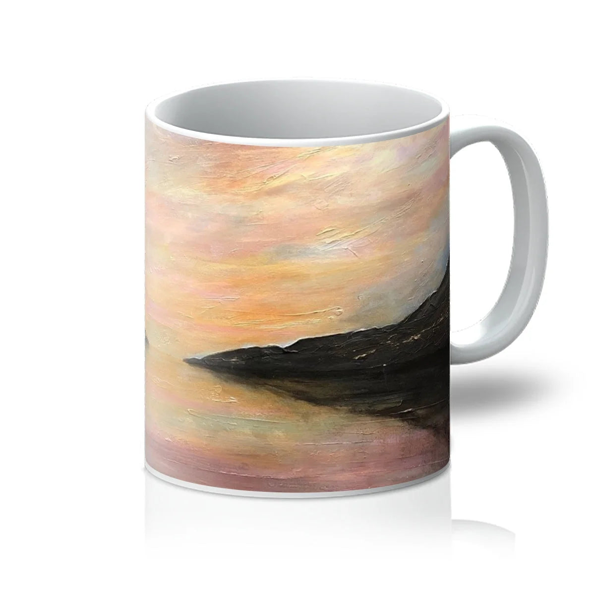 Loch Ness Glow Mug - Lochs & Mountains Art Gallery Scotland Worldwide Shipping Scottish and Paintings Prints by Artist Hunter