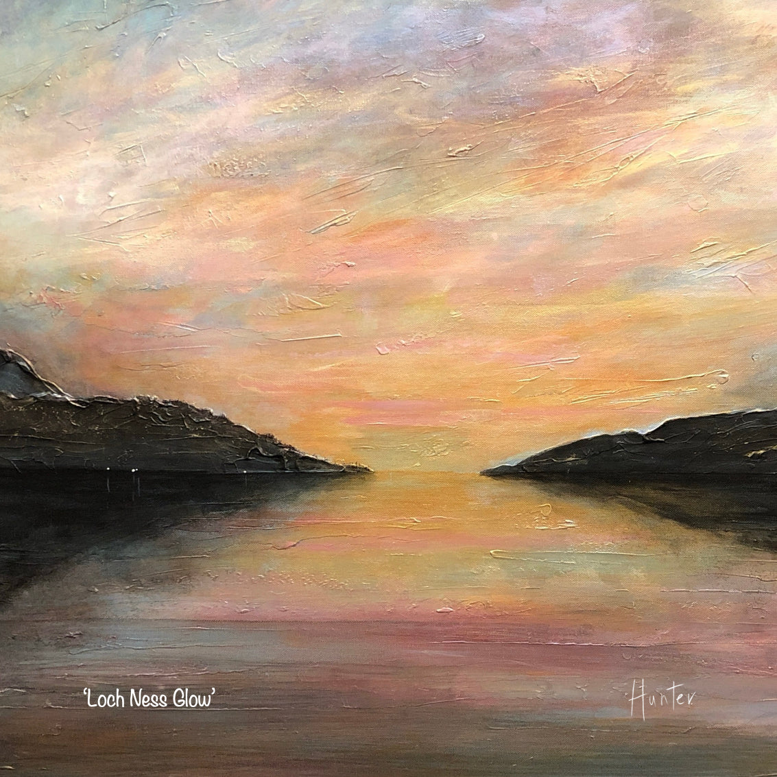 Loch Ness Glow | Scottish Art Gifts | Coaster