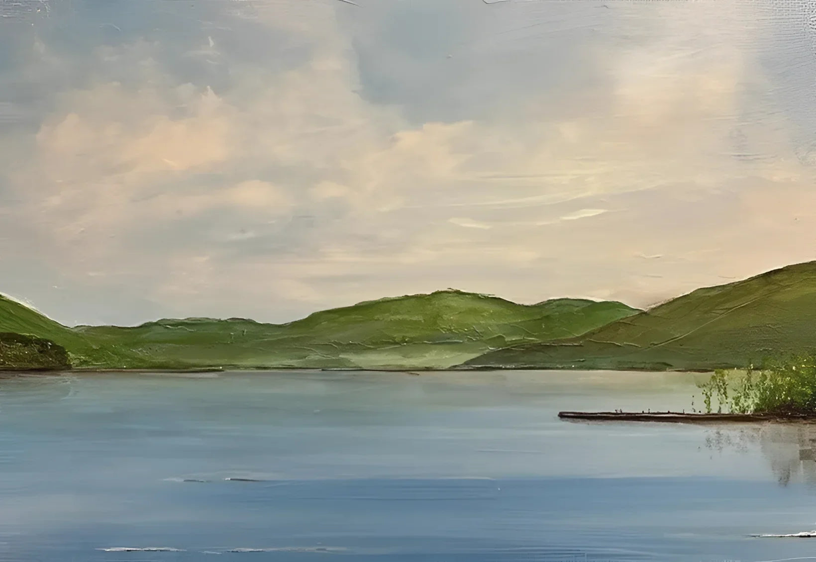 Loch Tay Original Painting - Scottish Artist Lochs & Mountains Art Gallery Scotland