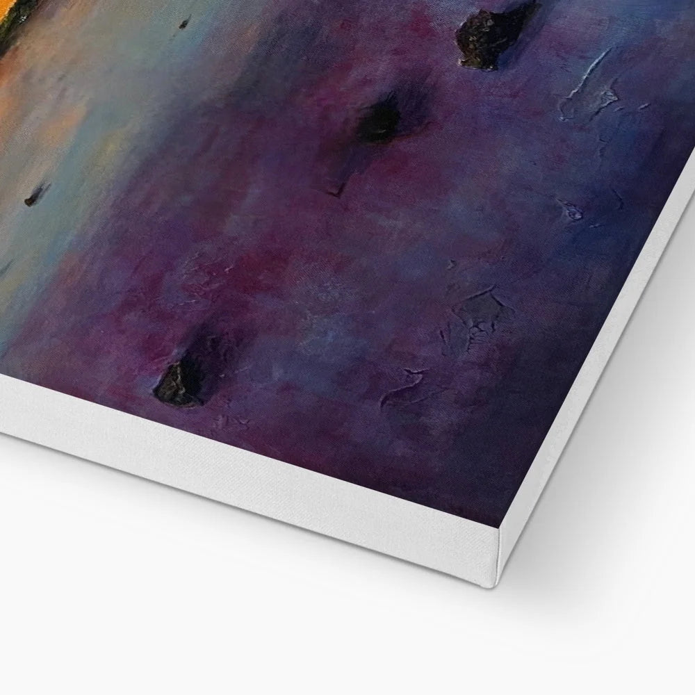 Looking from Largs Original Landscape Painting on Canvas - Arran Art Gallery Scotland Worldwide Shipping Paintings | Prints | Gifts