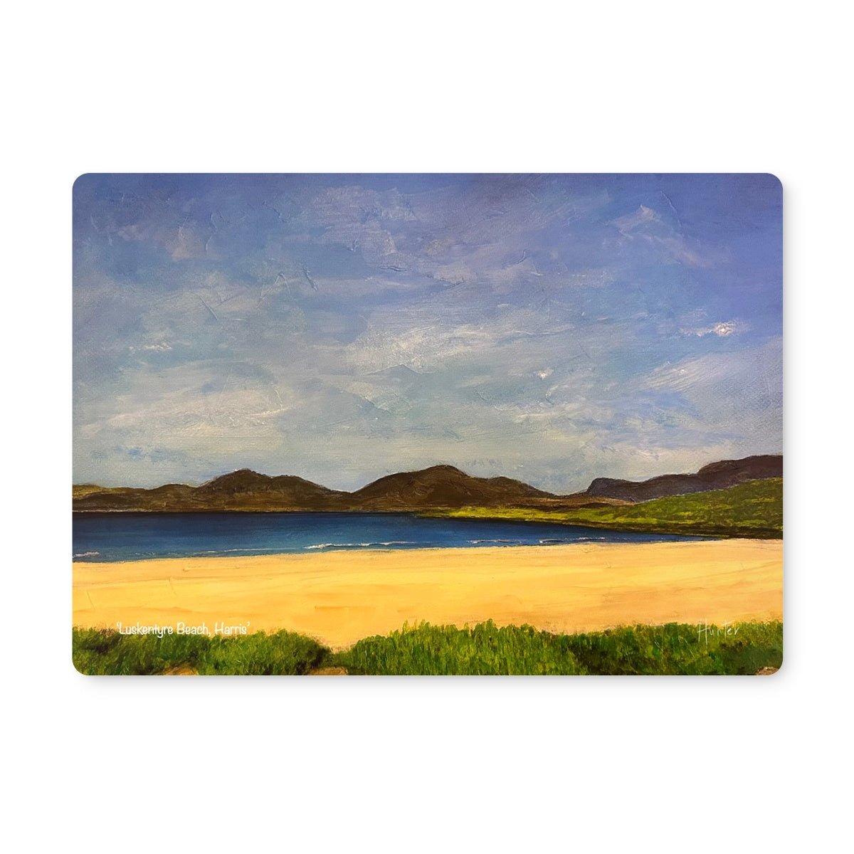 Luskentyre Beach Harris Placemat.