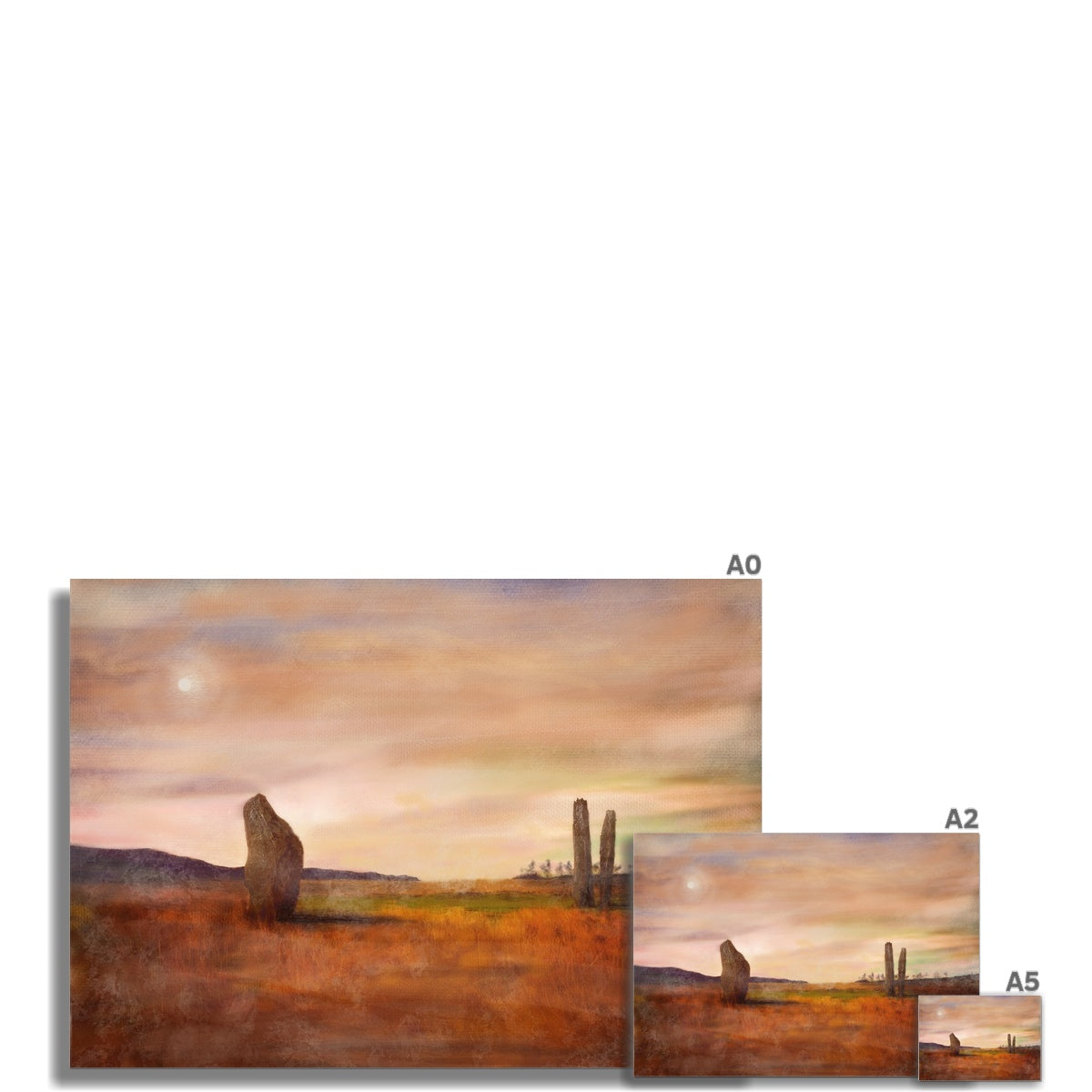 Machrie Moor Moonlight Fine Art Print