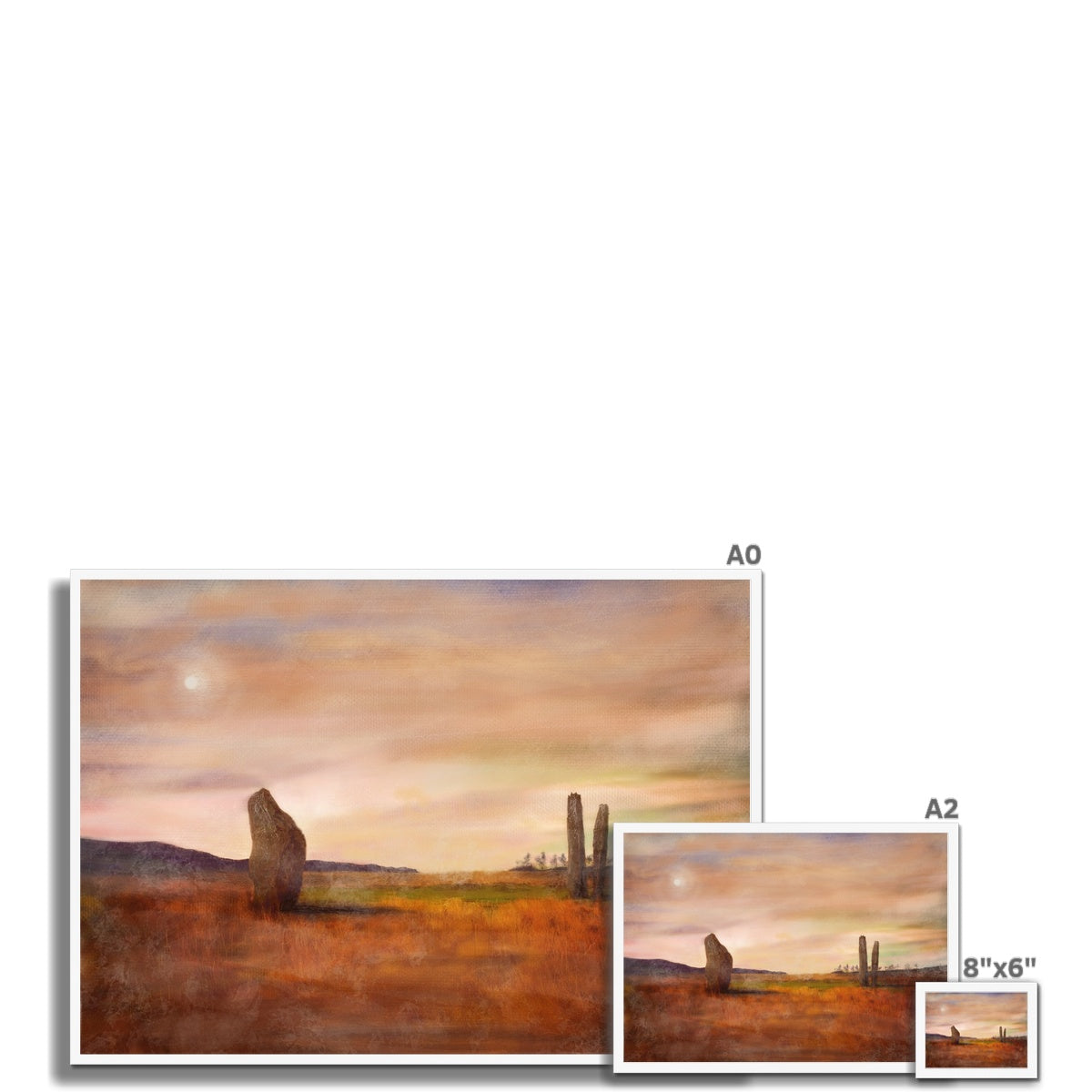 Machrie Moor Moonlight Framed Print
