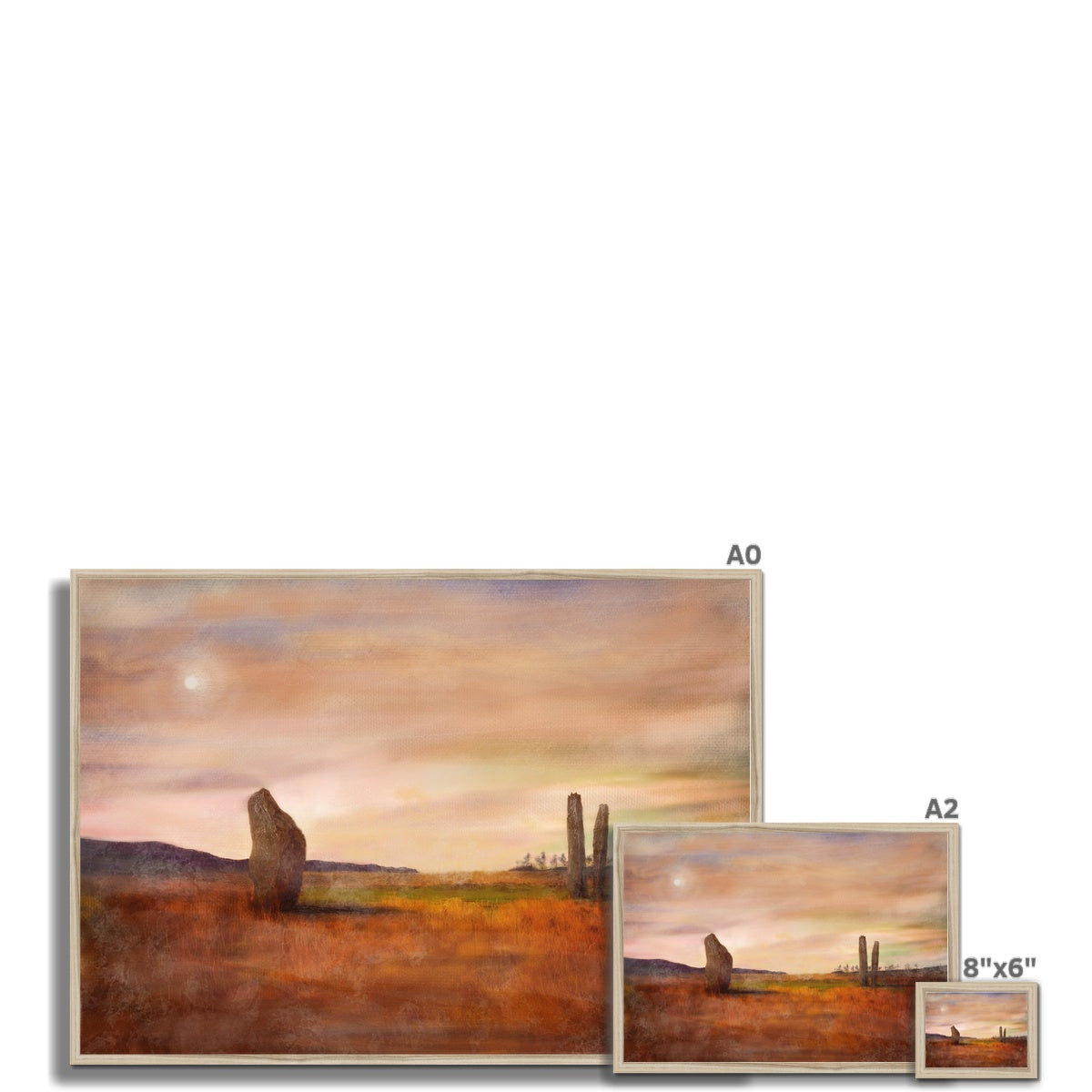 Machrie Moor Moonlight Framed Print
