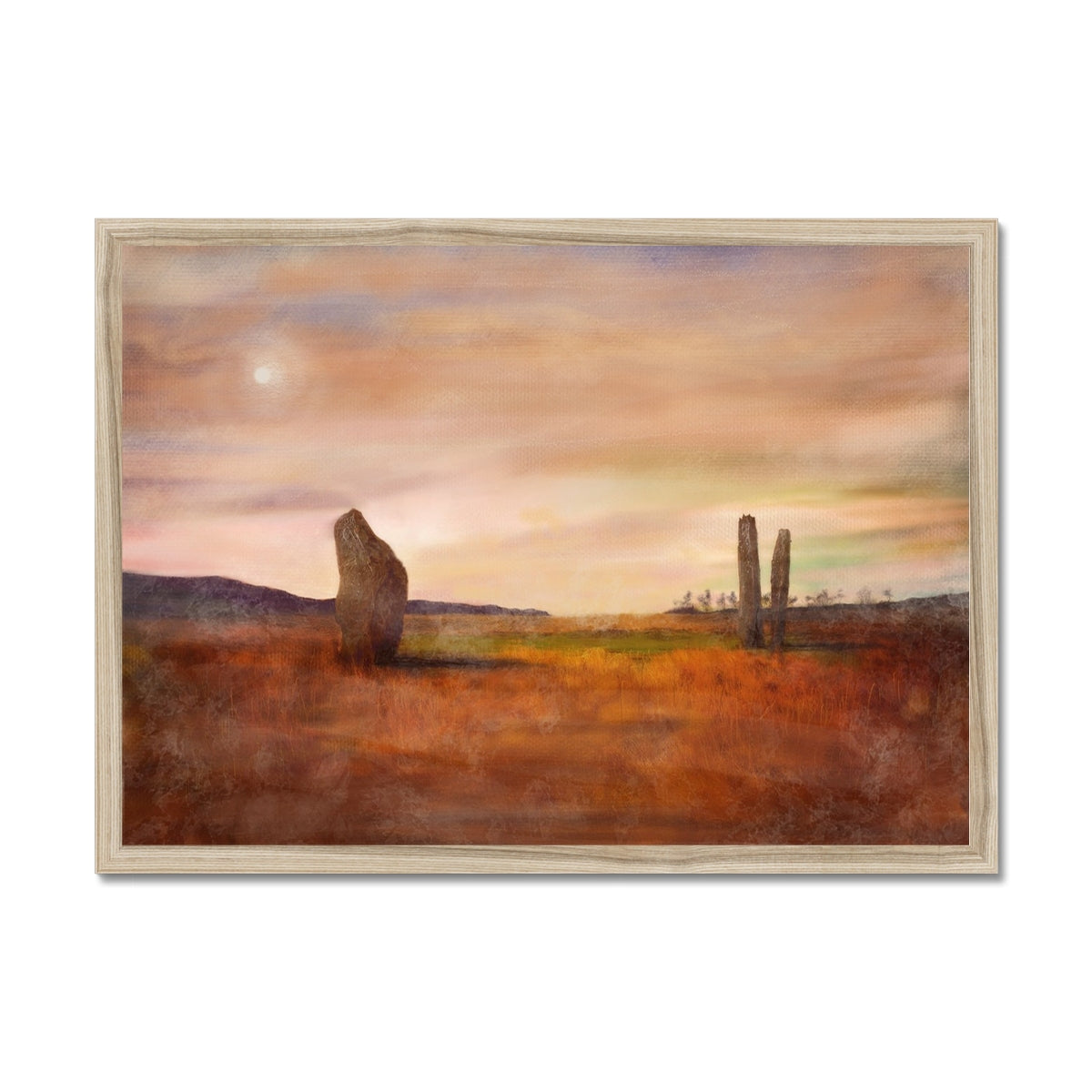 Machrie Moor Moonlight Framed Print