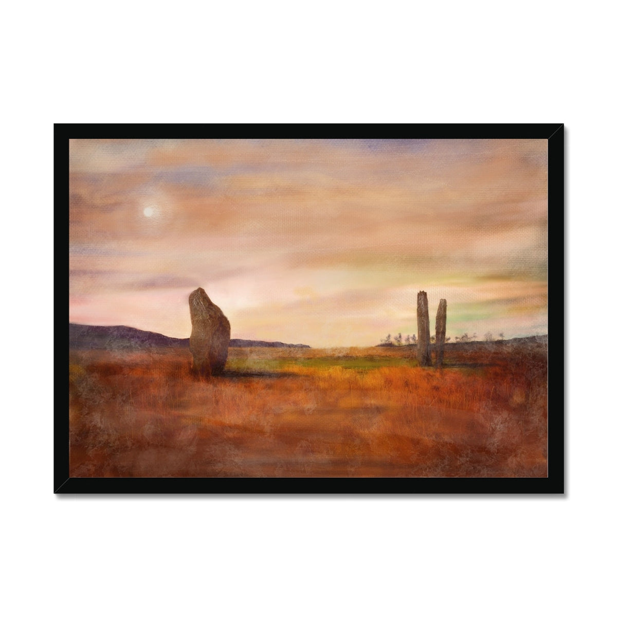 Machrie Moor Moonlight Framed Print