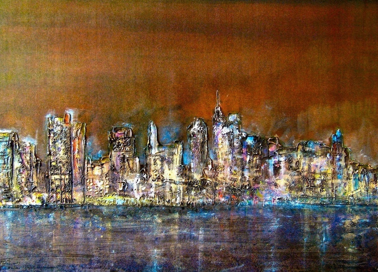 Manhattan Nights Scottish Landscape Painting
