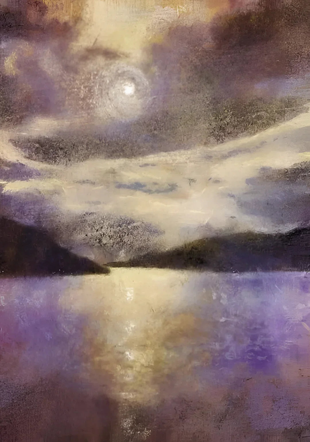 Moonlight Meets Lewis and Harris Original Painting - Scottish Artist Hebridean Islands Art Gallery Scotland