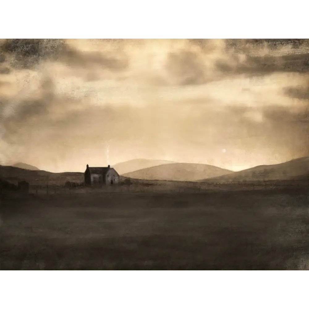 A Moonlit Croft - Scottish Art Prints - Historic & Iconic Gallery Scotland