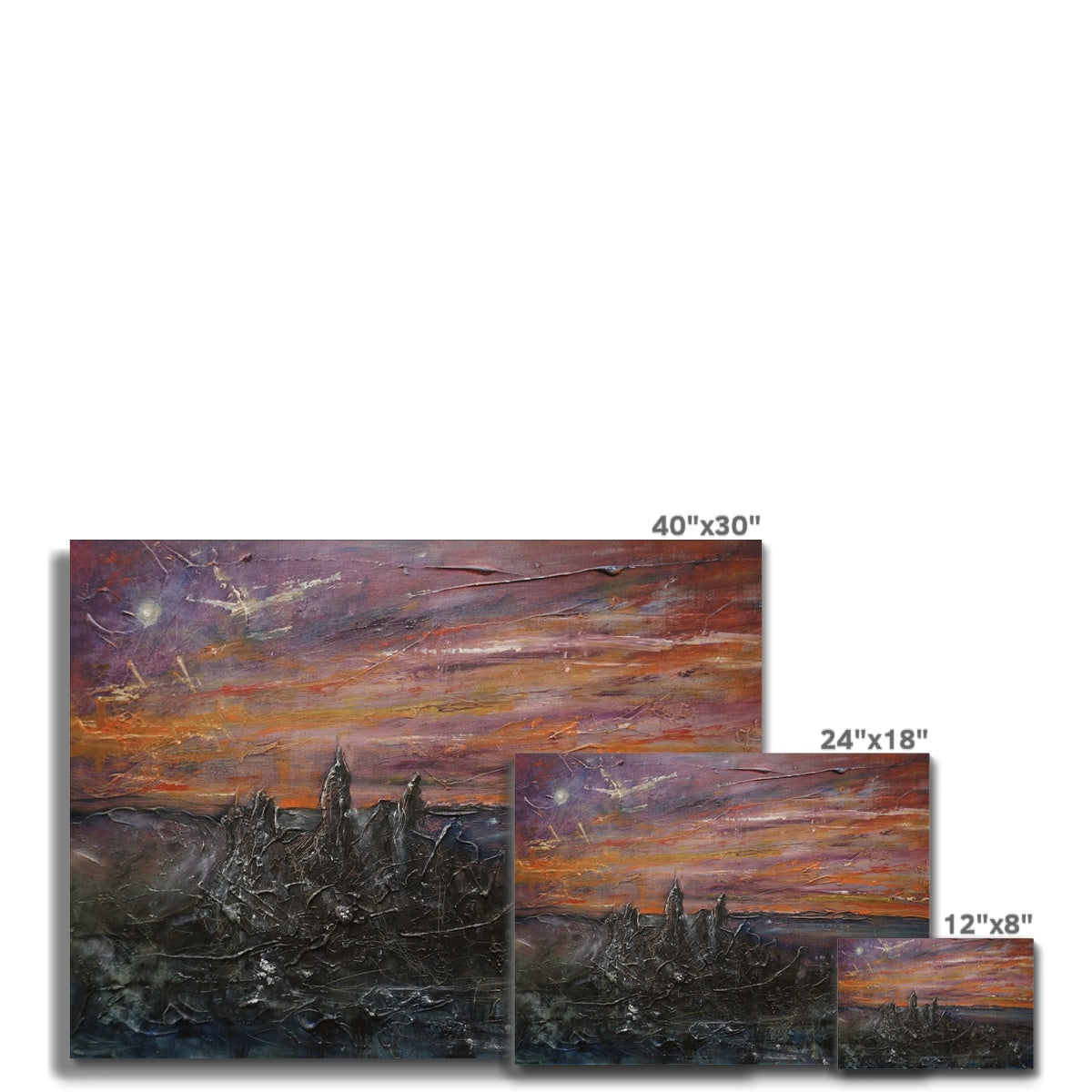 Moonlit Storr Skye Canvas