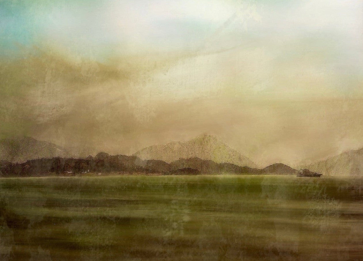 Mull Mist Scottish Landscape Painting