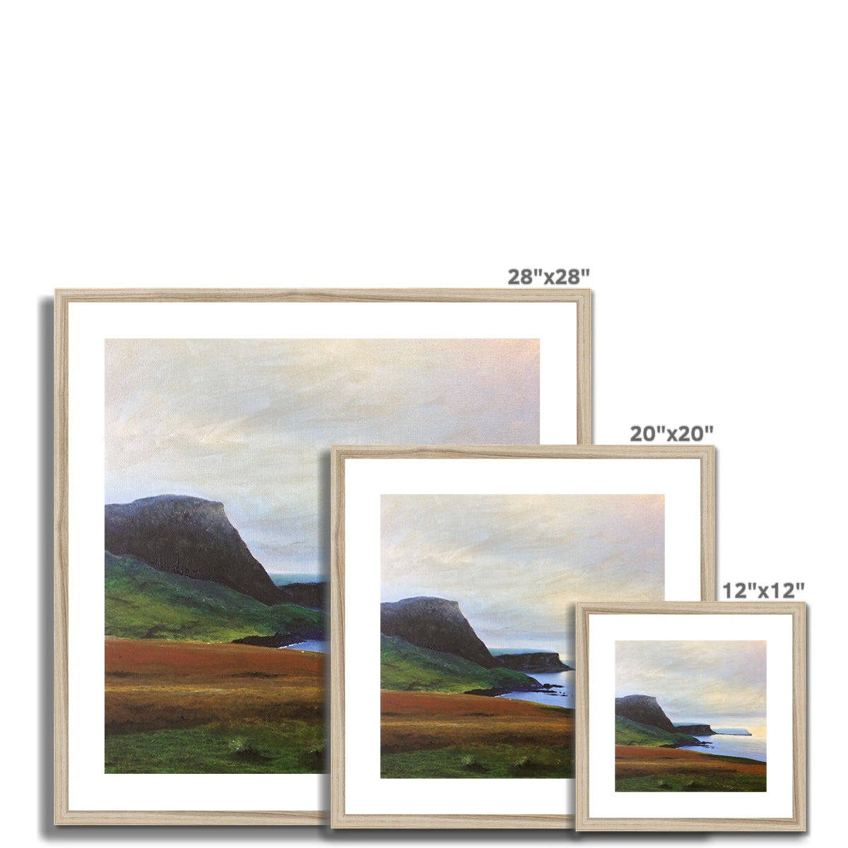 Neist Point Cliffs Framed & Mounted Print