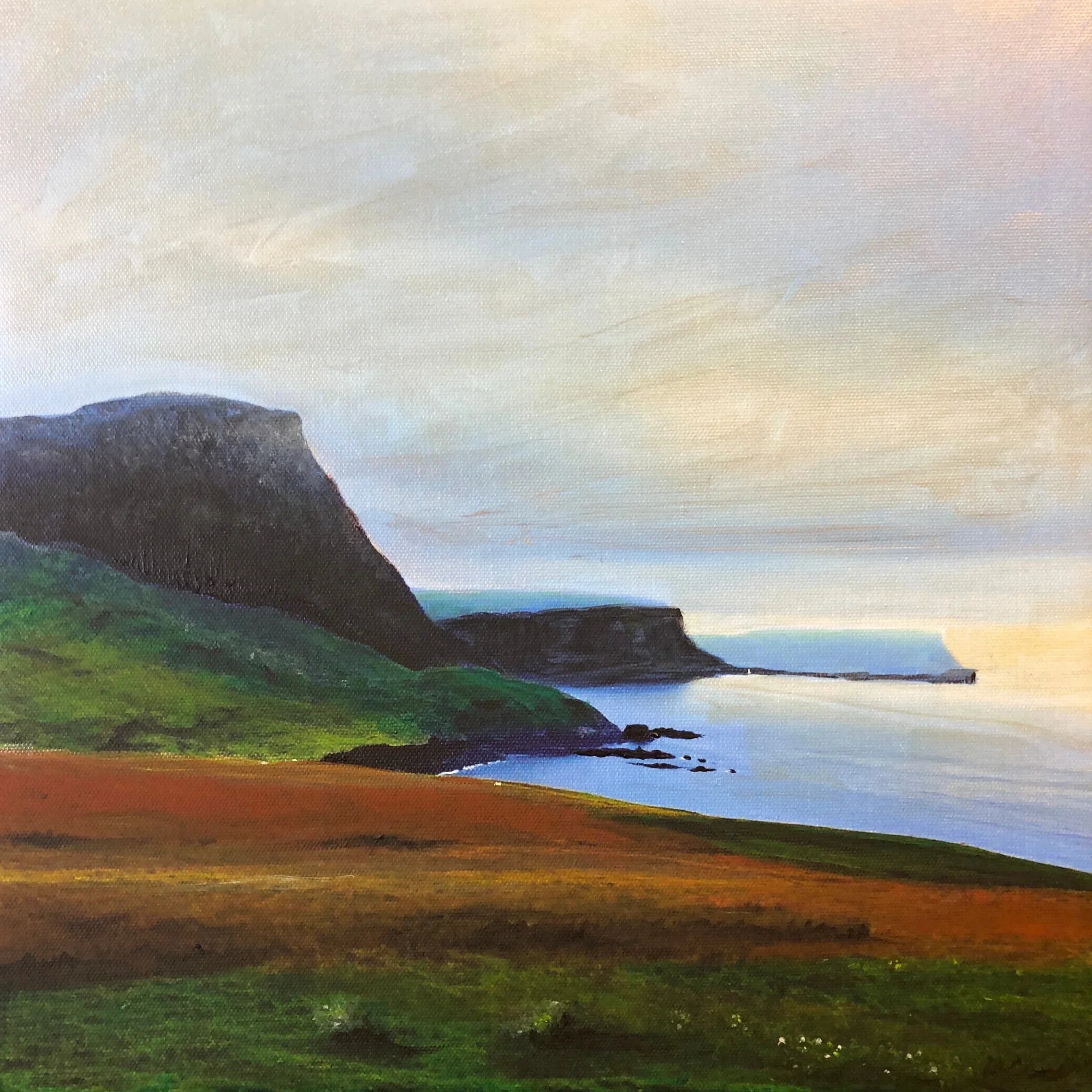 Neist Point Cliffs Skye | Scotland in your Pocket - Art Gallery Worldwide Shipping Oil Painting Coastal Paintings | Prints | Gifts